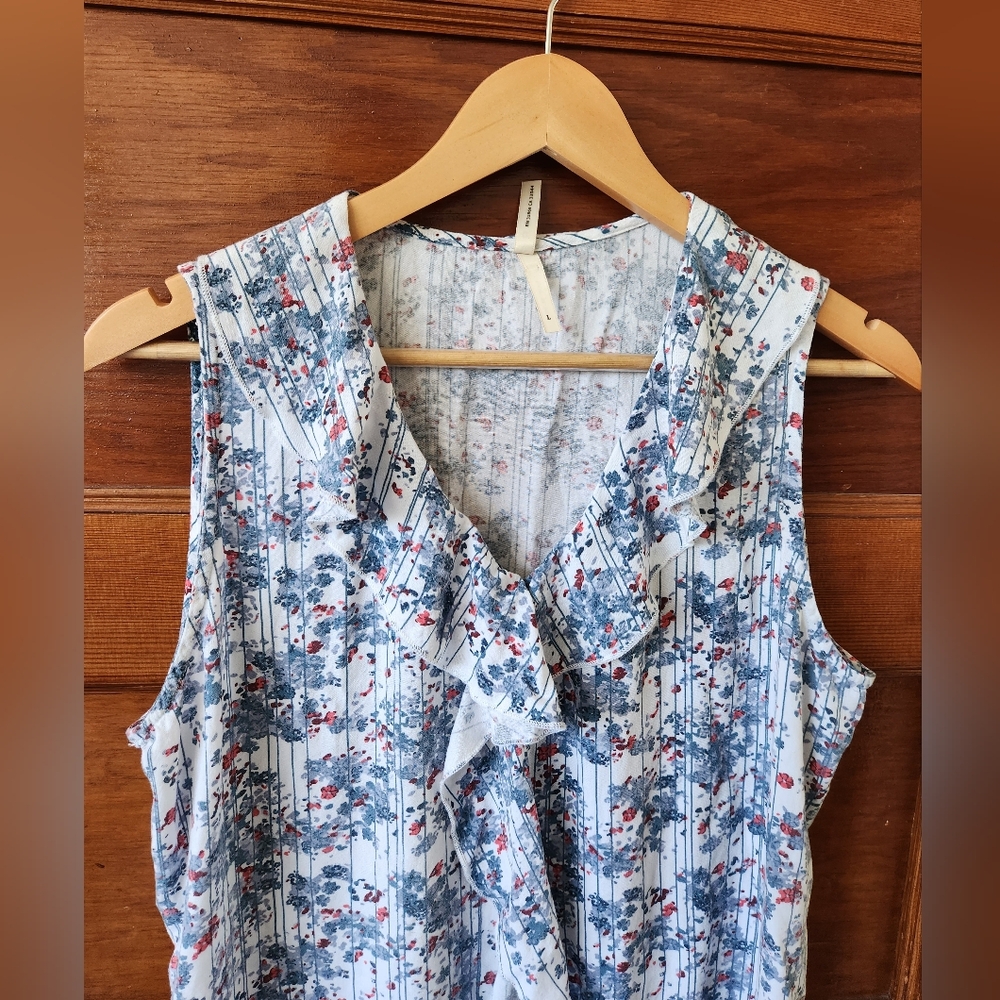 Roper Patterned Tank Top Size Large - Picture 2 of 6